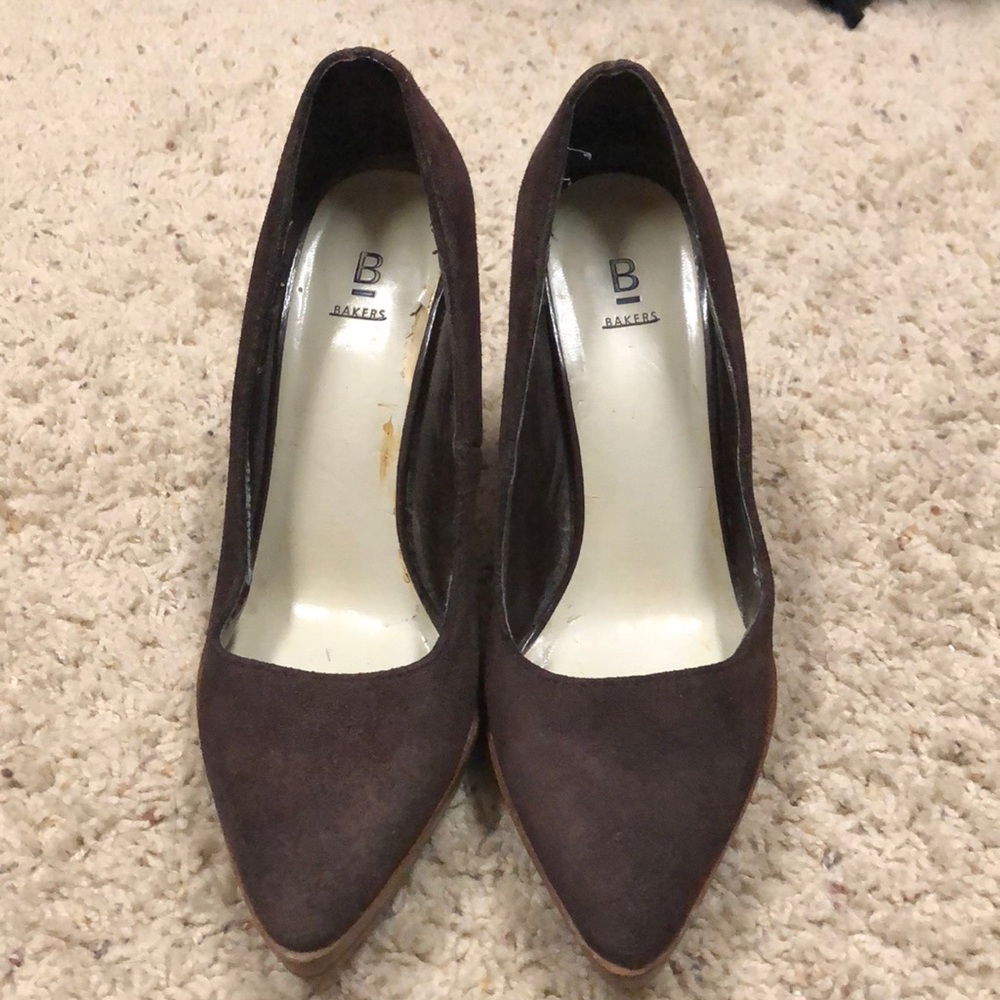 Suede heels